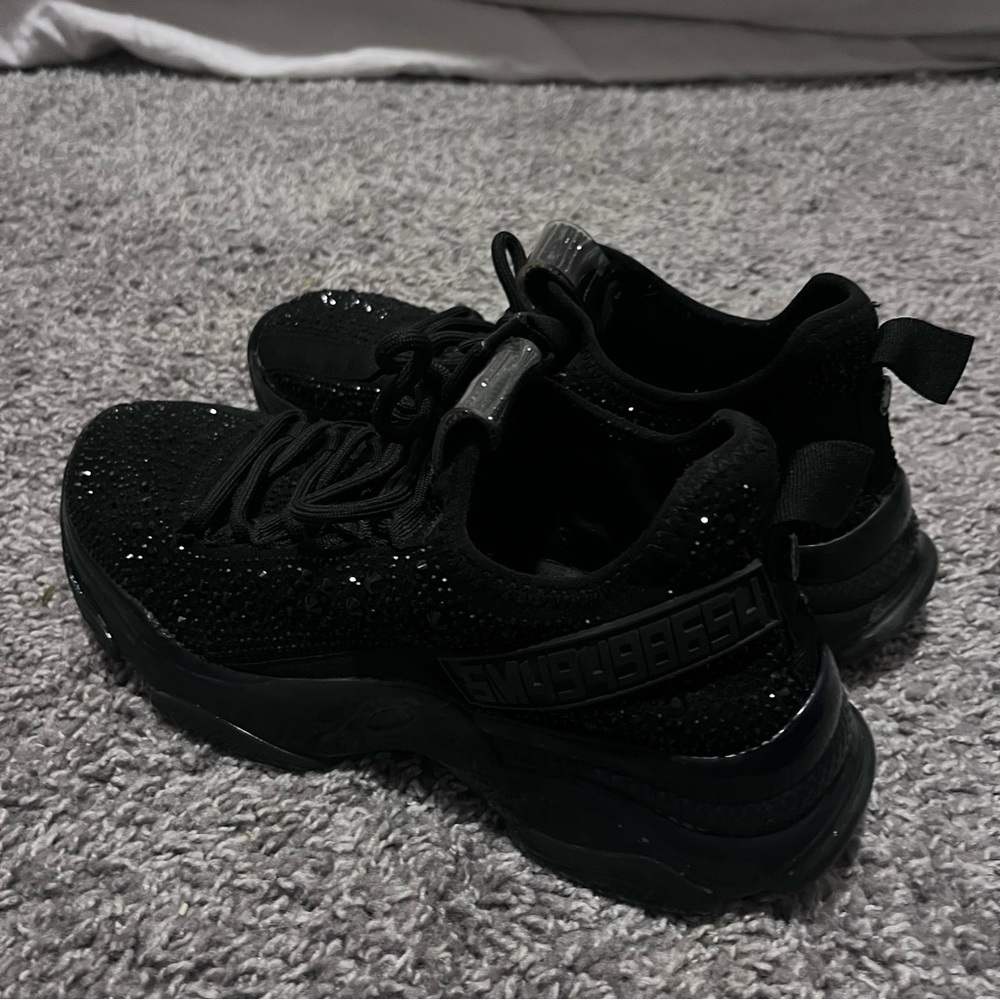 - Maxima Black Rhinestones sneakers